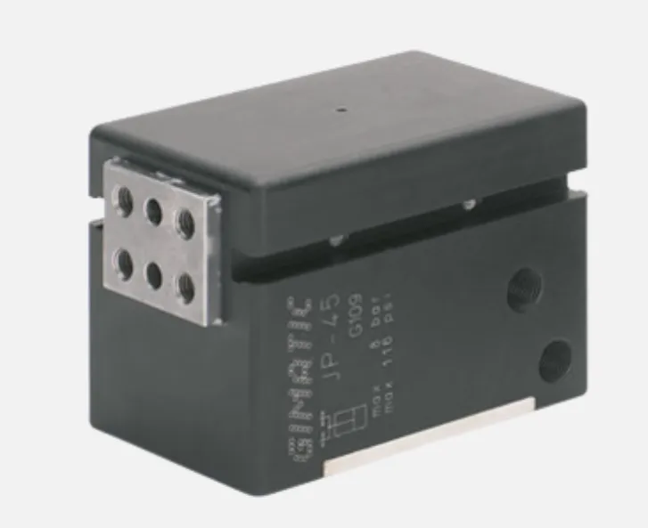 Kẹp khí nén song song 2 chấu tự định tâm Gimatic dòng JP - JP